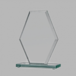 Statuetka szklana z grawerem