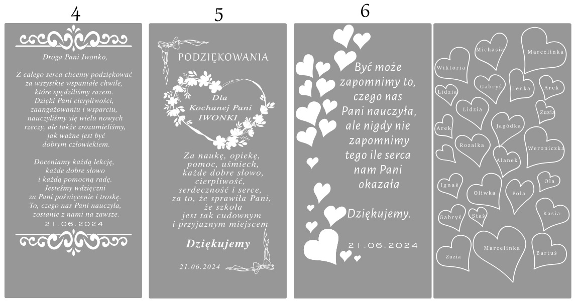 Prezent dla Nauczyciela- wazon z grawerem - obrazek 2